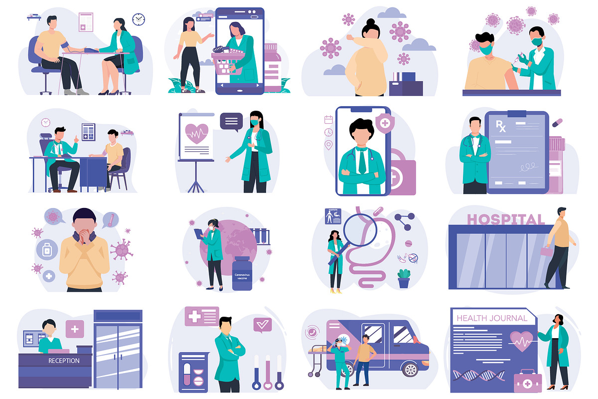 Medical and Healthcare Icons Pack., an Illustration by Vector Portal (Photo 3 of 4)