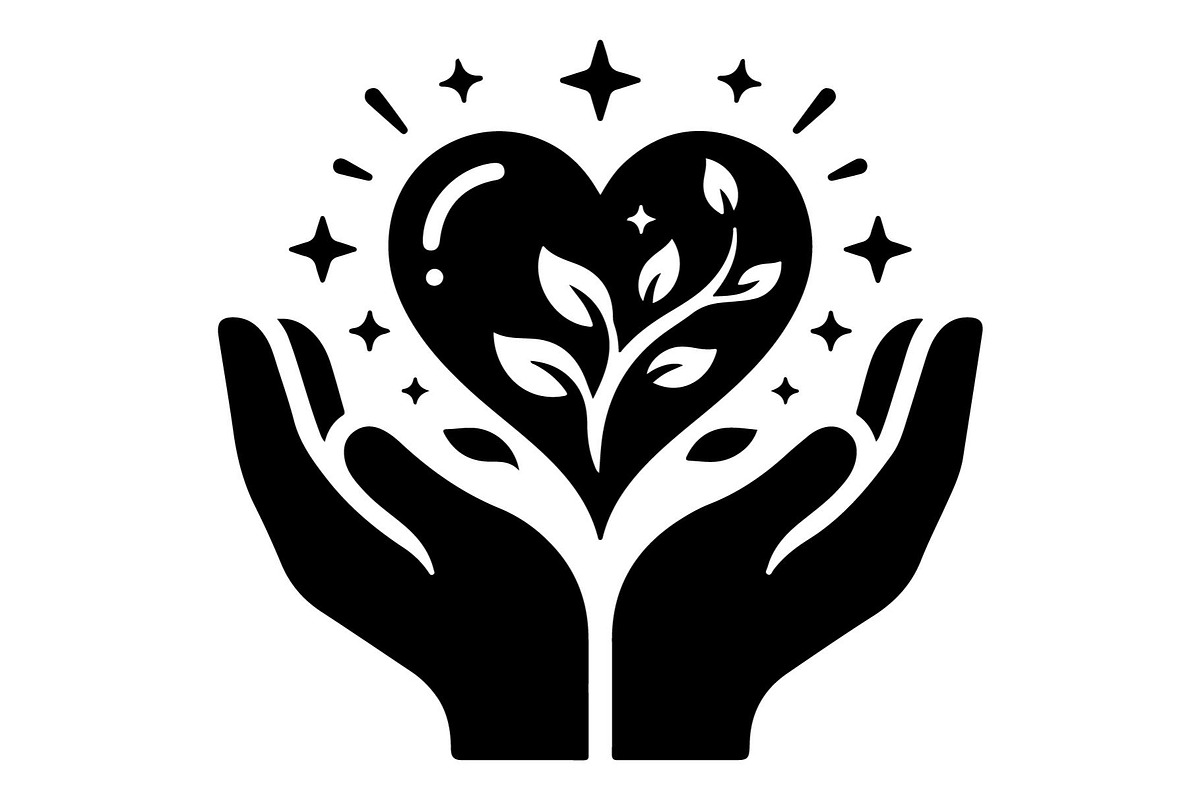 Love and Caring Hands Heart, an Object Graphic by Gfx_Store (Photo 15 of 27)