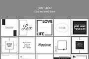500 Social Media Quotes, a Social Media Template by Web Donut (Thumbnail 10 of 11)