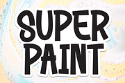 Super Paint | Script Font, a Script Font by Scratchones (Thumbnail 1 of 8)