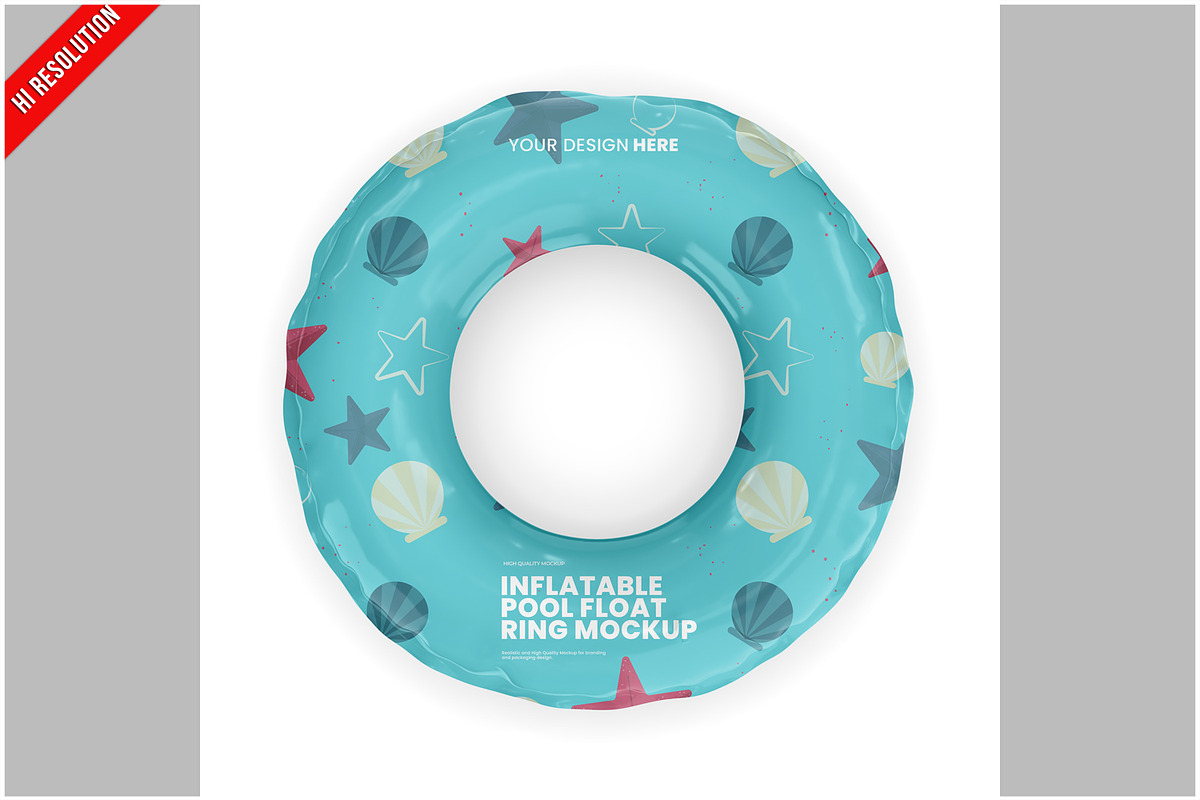 Pool Float Ring Mockup, a Product Mockup by Bruno's Shop (Photo 1 of 3)