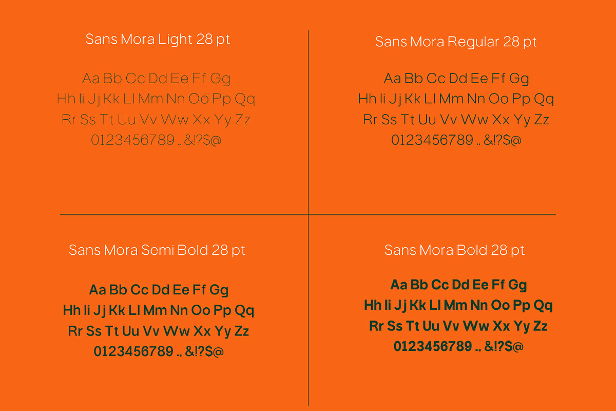 Sans Mora, a Sans Serif Font by Portion.Labs (Photo 3 of 14)