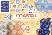 COASTAL - Summer Graphics Bundle, a Pattern Graphic by Katrinelly (Thumbnail 1 of 10)