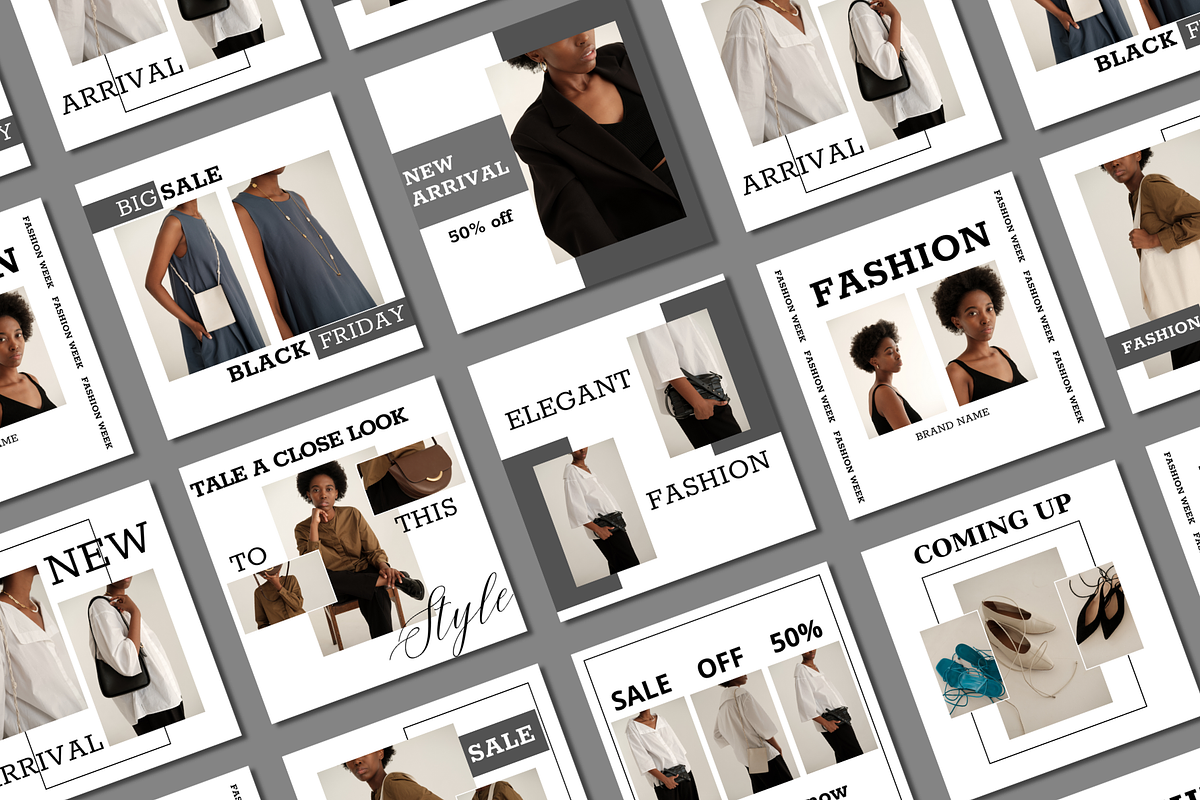Elegant Canva IG Templates, a Social Media Template by Sparklingdesign4 (Photo 2 of 4)
