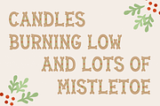 Mistletoe Color Font, a Serif Font by Lauren Ashpole (Thumbnail 2 of 4)