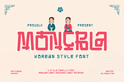 Moncbla - Korean Style Font, a Handwritten Font by twinstd (Thumbnail 1 of 10)