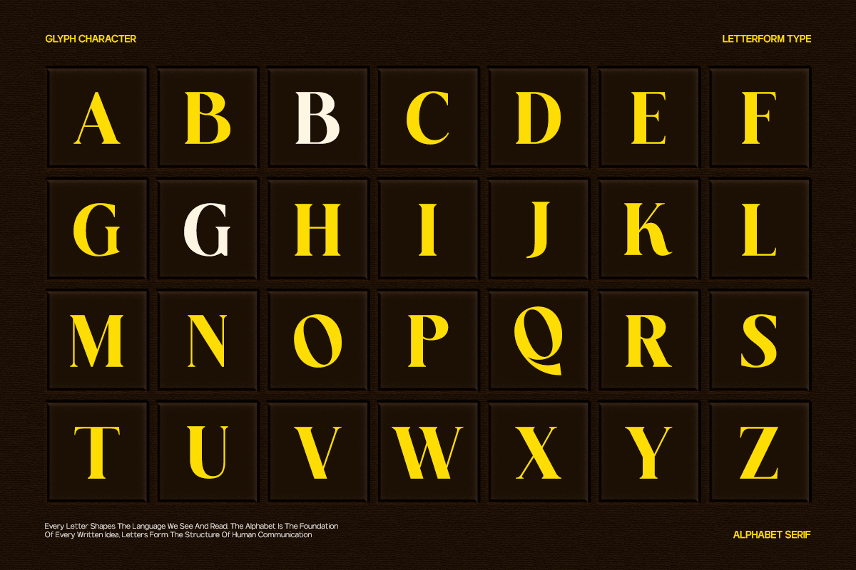 GC Blanca – Serif Elegant Character, a Serif Font by Glyphonic (Photo 2 of 14)