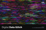 Digital Data Glitch V03, a Background Graphic by dvtchk (Thumbnail 2 of 6)
