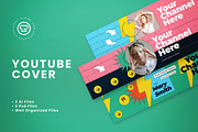 Colorful Youtube Cover, a Social Media Template by graphicook (Thumbnail 1 of 3)
