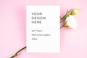 Styled Card & Print Mockup Bundle, a Print Template by Citrus and Cinnamon (Thumbnail 5 of 11)