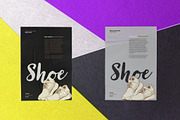 Grey And Black Shoe Sale Flyer, a Flyer Template by Bizz_District_Studio (Thumbnail 1 of 2)