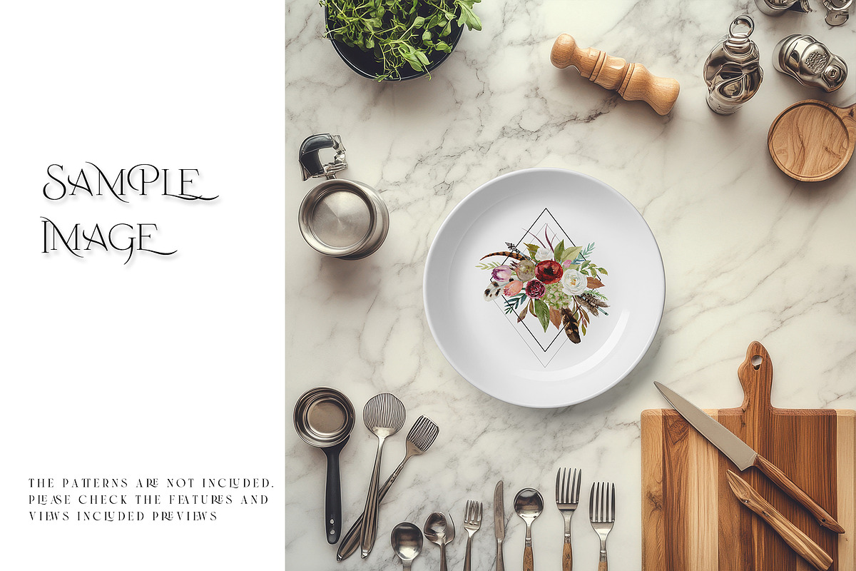 Plate Mockups PNG & PSD, a Product Mockup by mock-ups (Photo 13 of 16)