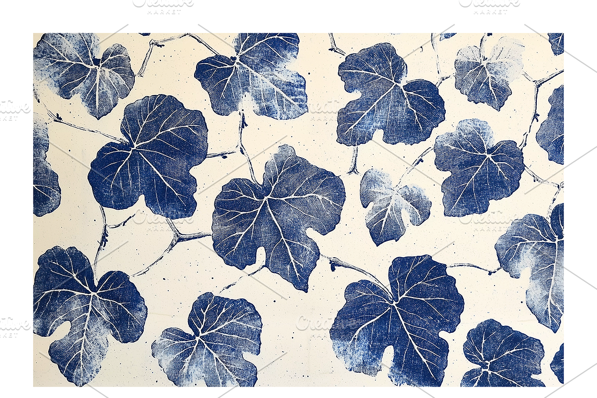 Blik Co. Organic Leaf Patterns, a Texture Illustration by milatovar (Photo 21 of 24)