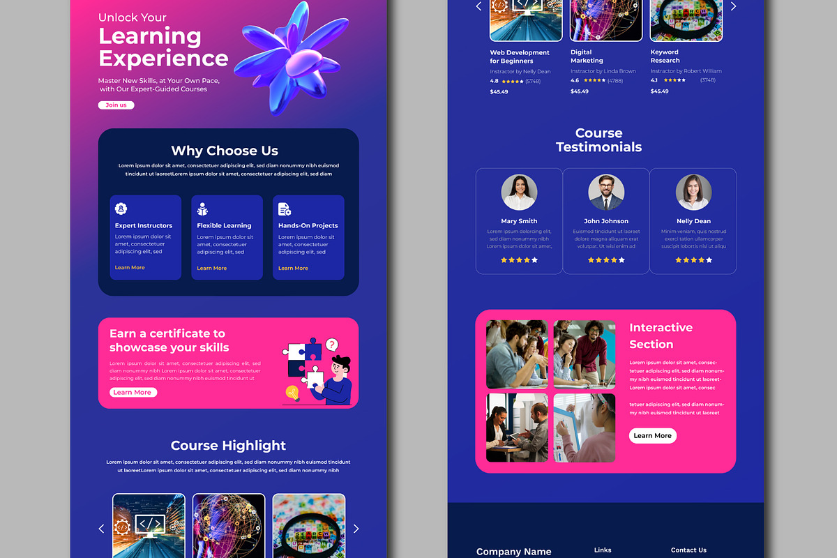 Website Landing Page, a Landing Page Template by MightyDesign (Photo 3 of 6)