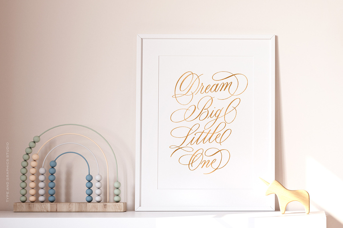 Baby Arrival Lettering, an Object Graphic by Type and Graphics Studio (Photo 16 of 16)
