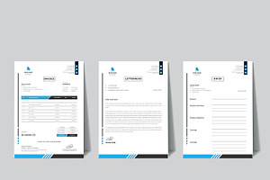 Branding Stationery Suite Layout