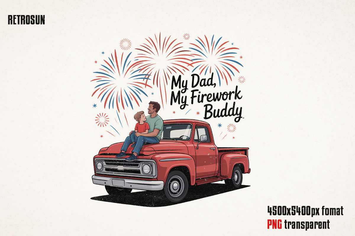 4th of July Father’s Day PNG Bundle, an Object Graphic by GlitterCraft (Photo 13 of 61)
