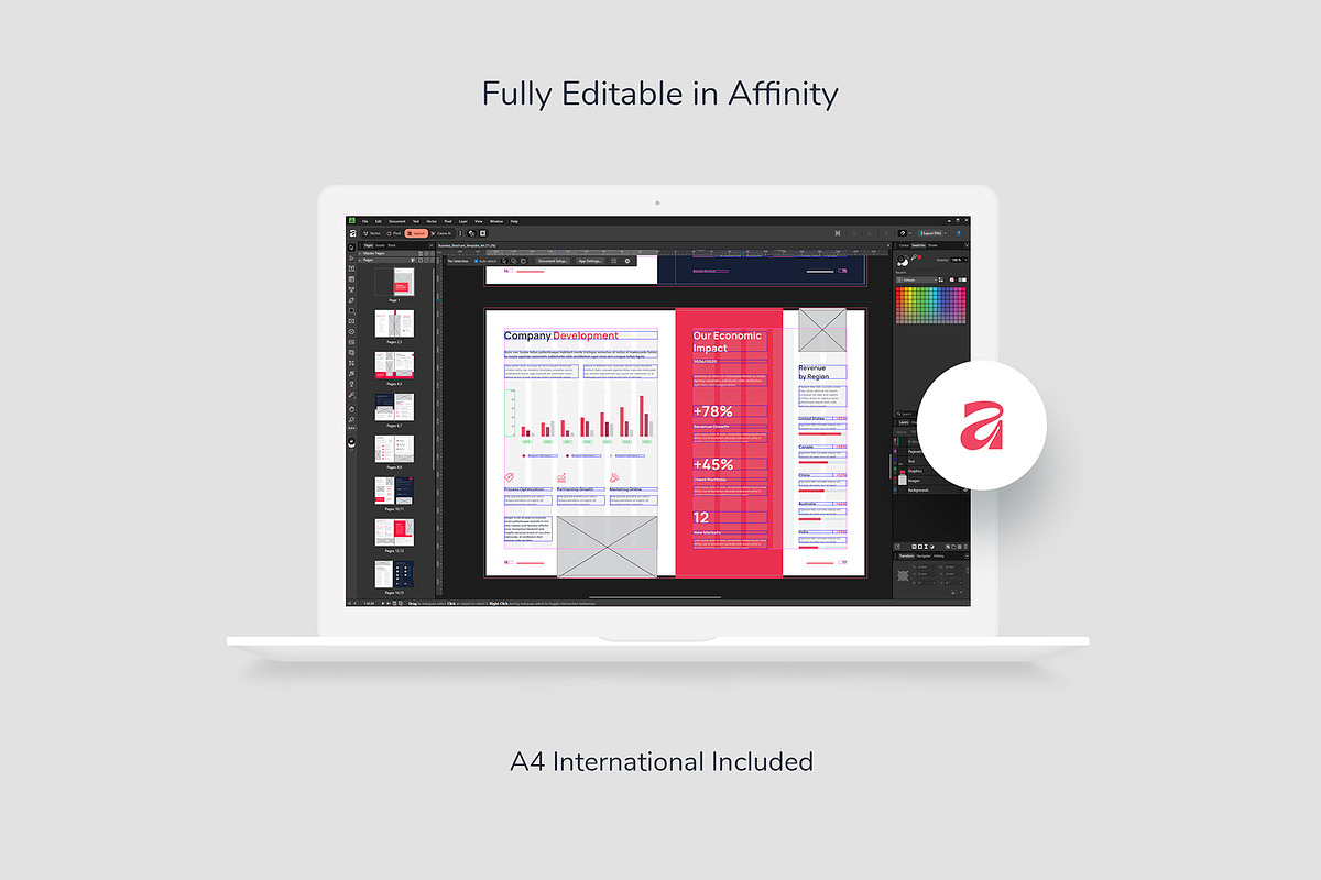 Business Brochure Company Profile, a Brochure Template by artbart (Photo 8 of 9)