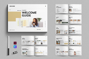 Welcome Guide Template Landscape, a Magazine Template by E-Type