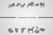 94 Geometric Animals, an Animal Illustration by RHY Studio (Thumbnail 1 of 4)