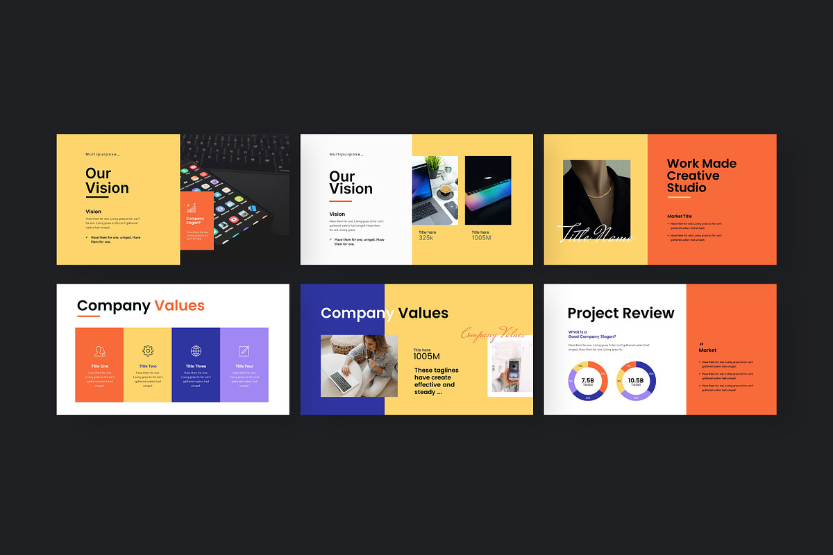 Business Presentation Template, a Presentation Template by GoldenPixelStudio (Photo 10 of 14)