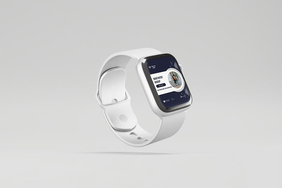 Smartwatch Mockup, a Wearable Device Mockup by zpackcreative (Photo 5 of 5)