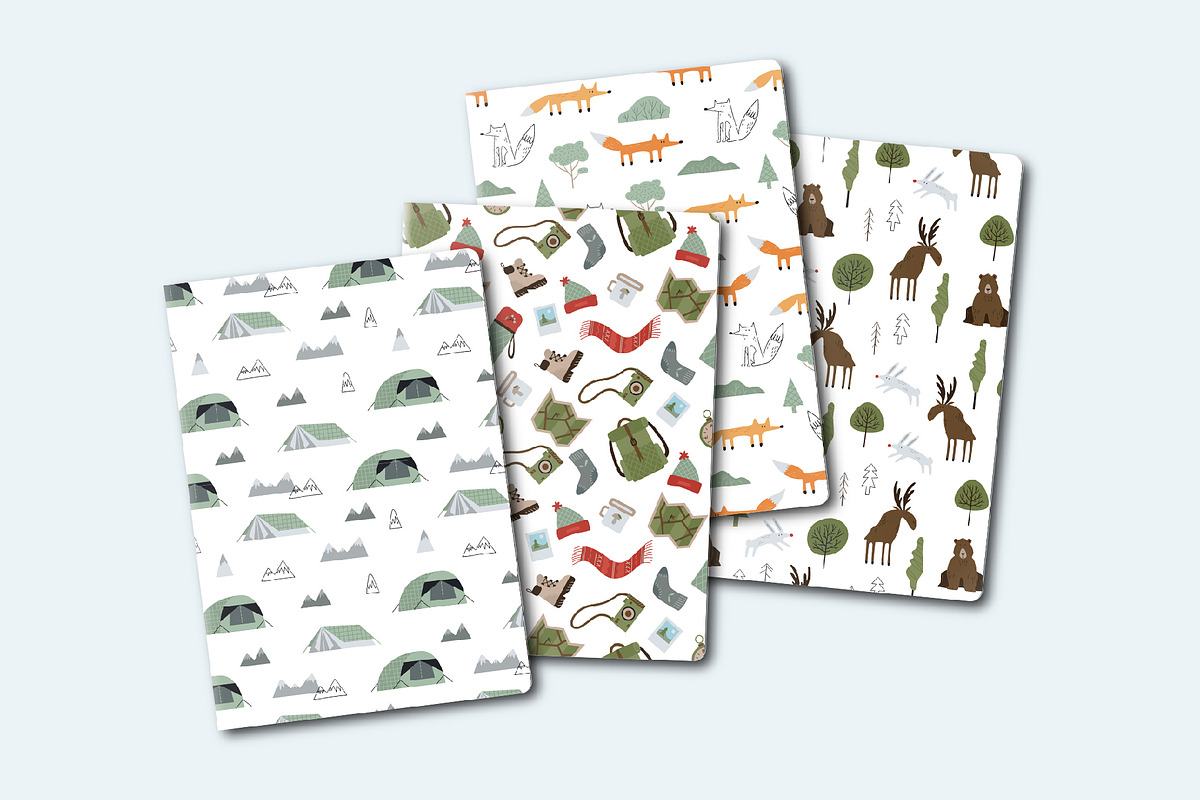 Great Outdoors Map Creator, an Animal Illustration by katieromanoff_art (Photo 6 of 13)