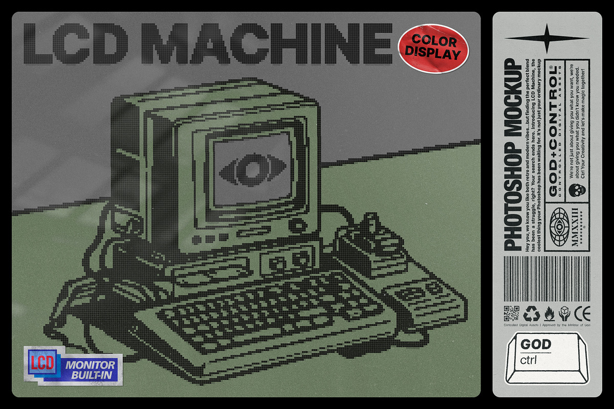 LCD Machine | Photoshop Mockup, a Product Mockup by God Control (Photo 1 of 9)