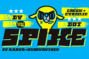 Spike Bot Family / Cyrillic+Greek., a Font by Rodrigo Typo (Thumbnail 1 of 5)