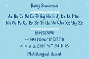 Baby Snowman - Display Font, a Font by Attype (Thumbnail 6 of 8)