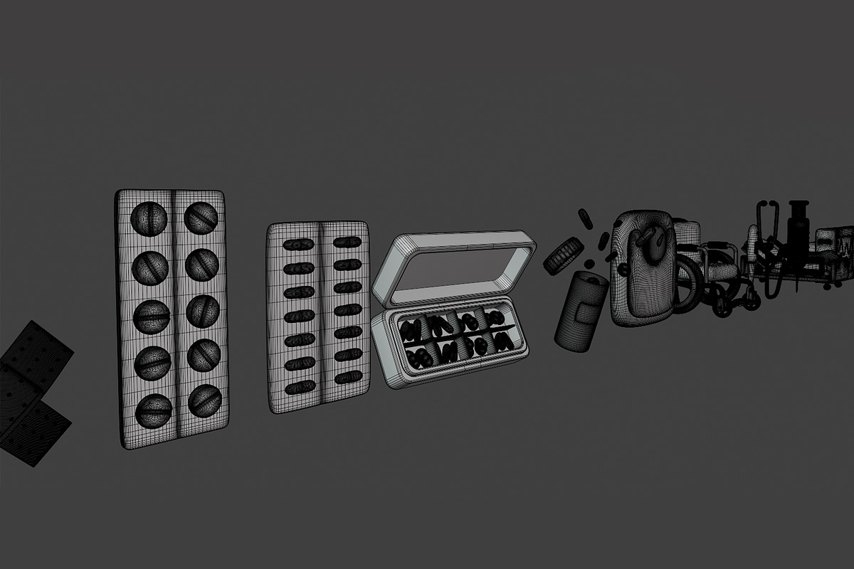 Healthcare Set, an Object 3D Model by Artem Varnitsin (Photo 27 of 27)