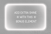 19 Vector Neon Frames, an Object Graphic by Frayart (Thumbnail 5 of 6)