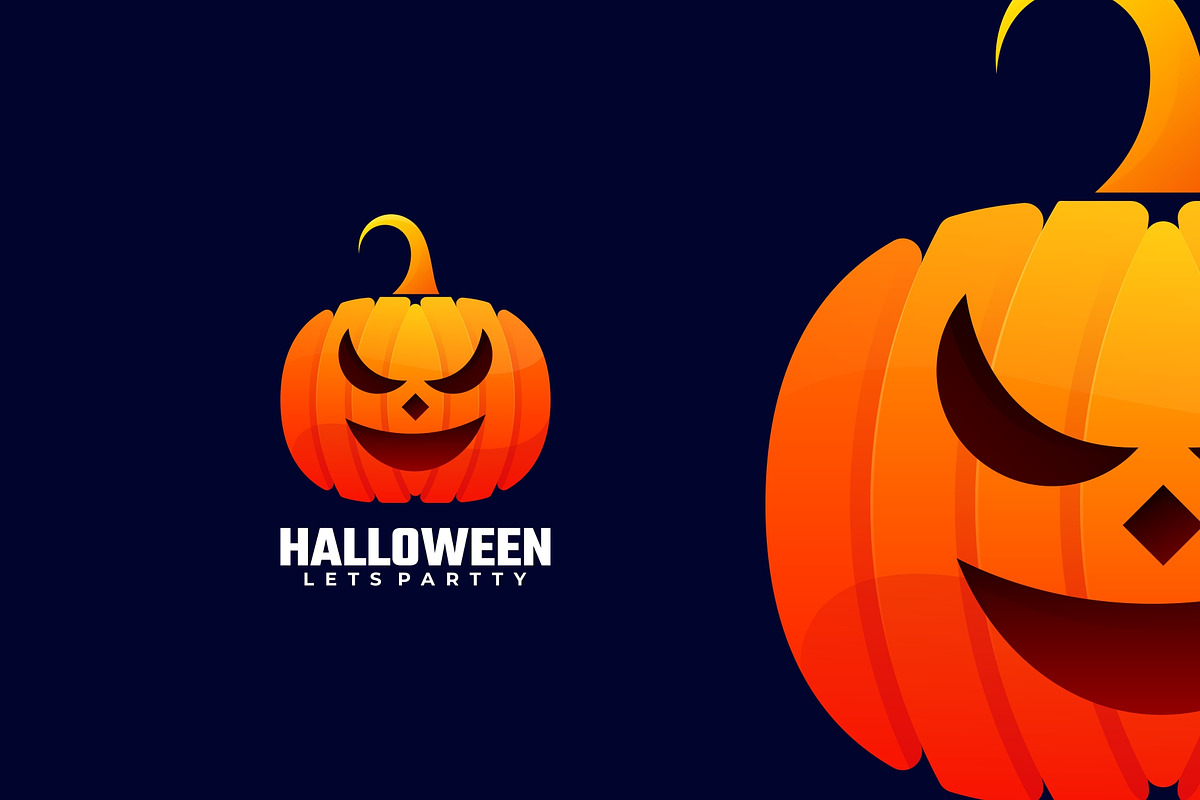Halloween Gradient Logo, a Branding & Logo Template by Artnivora.Std