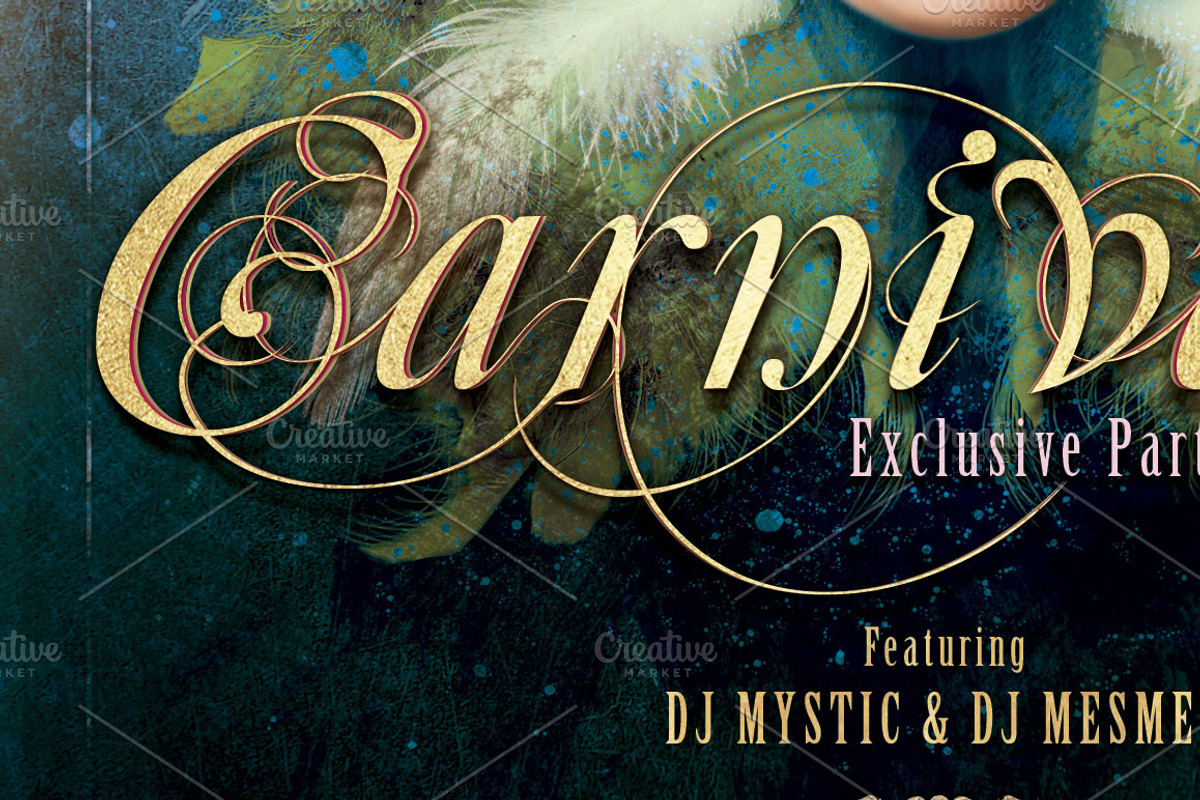 Carnival Mask Party Flyer, a Flyer Template by Ade Concept (Photo 5 of 5)