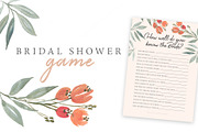Bridal Shower Game, a Stationery Template by Victoria Bilsborough (Thumbnail 1 of 2)