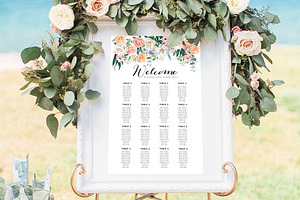 Wedding Seat Chart Template