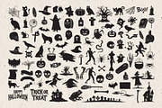 Halloween Silhouettes Vector Bundle, an Object Illustration by Seaquint (Thumbnail 2 of 8)