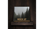 SALE - Spiral Book Cover Mockup, a Print Template by attraax (Thumbnail 4 of 4)