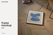 Square Flat Lay Frame Mockup, a Household Mockup by mockupize (Thumbnail 1 of 7)