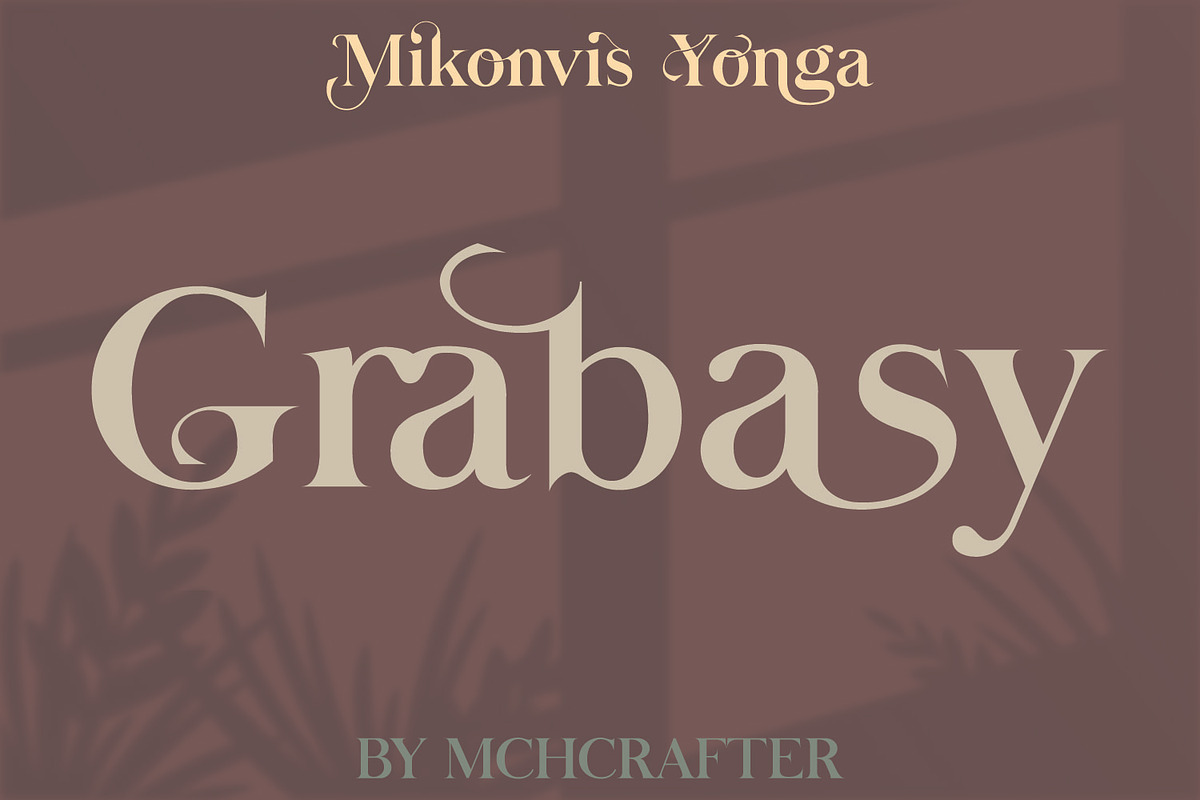 Mikonvis Yonga | Modern Serif Font, a Serif Font by MchCrafter (Photo 5 of 15)