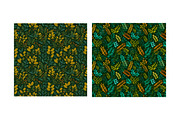 Green Autumn Seamless Digital paper, a Pattern Graphic by Designking (Thumbnail 4 of 4)