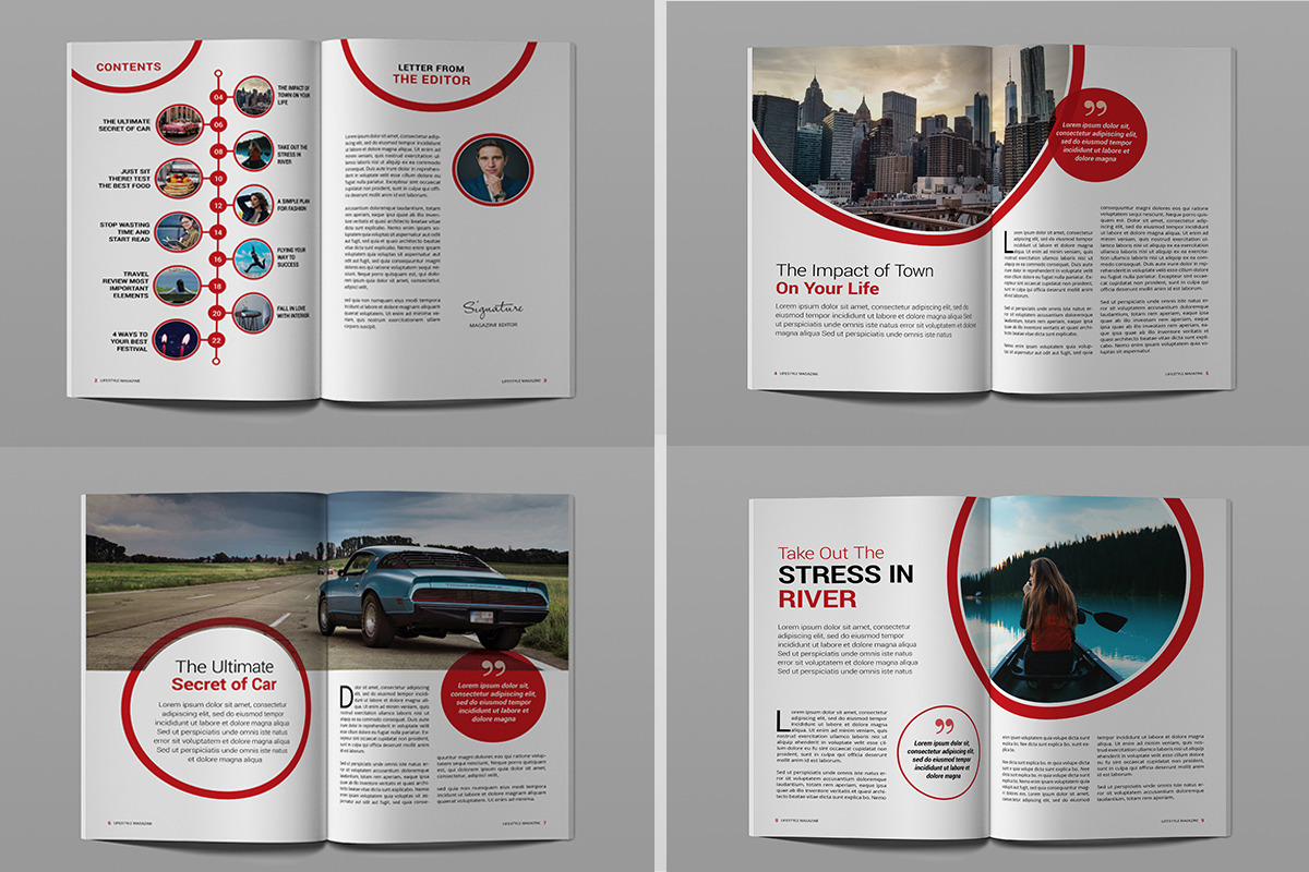 Lifestyle Magazine Template, a Magazine Template by xtratimebd (Photo 2 of 4)