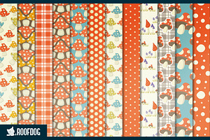 Toadstool Digital Paper