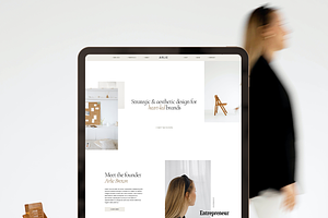 Arlie: Squarespace 7.1 Template