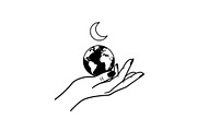 Hand Globe Silhouette Bundle, an Illustration by Designs_River (Thumbnail 24 of 31)