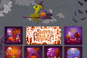 Happy Halloween! - Paper art style, an Illustration by Gluiki (Thumbnail 7 of 8)