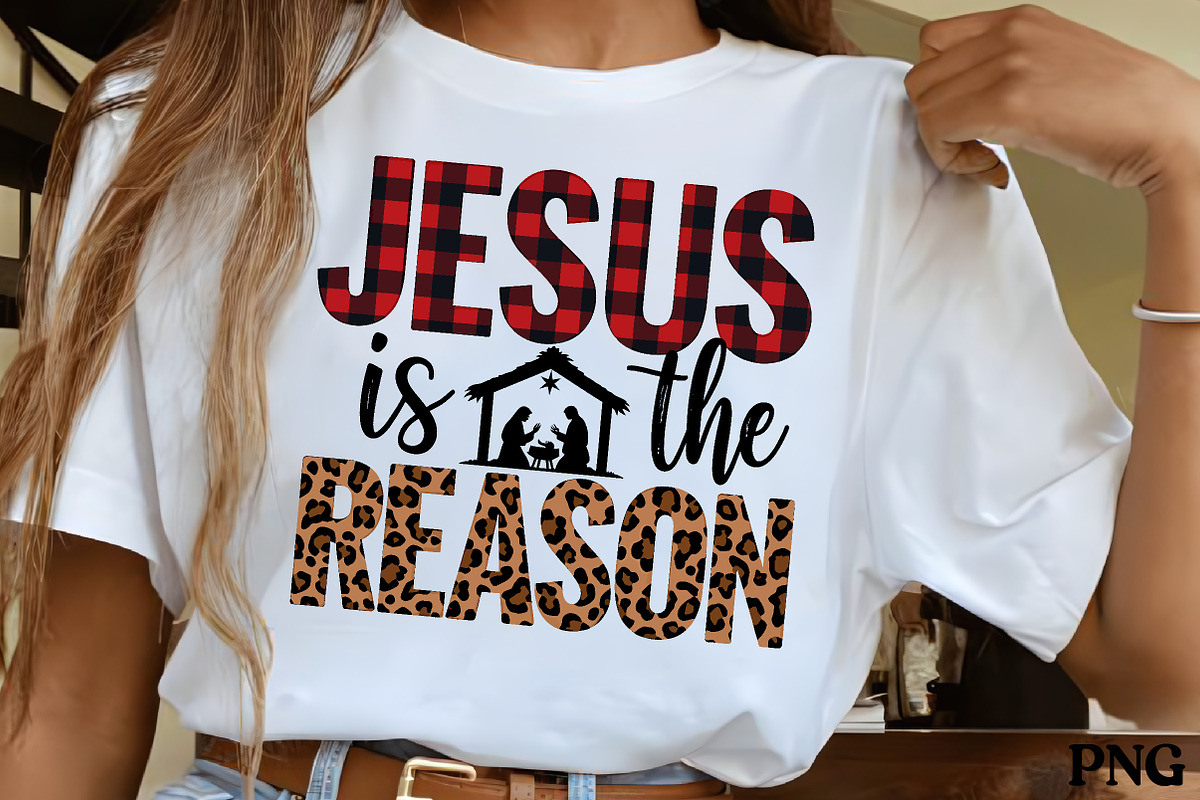 Jesus Is the Reason SVG PNG, an Illustration by CrexoraLab (Photo 1 of 4)