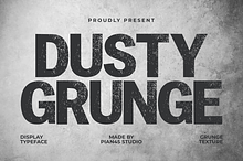 Dusty Grunge - Texture Display Font