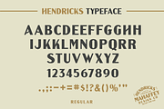 Hendricks - Old Time Sans, a Sans Serif Font by Mahaffey Design Co.  (Thumbnail 2 of 4)