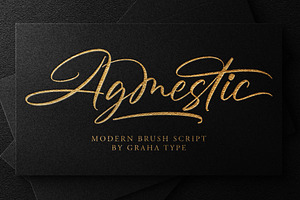 Agmestic - Modern Script